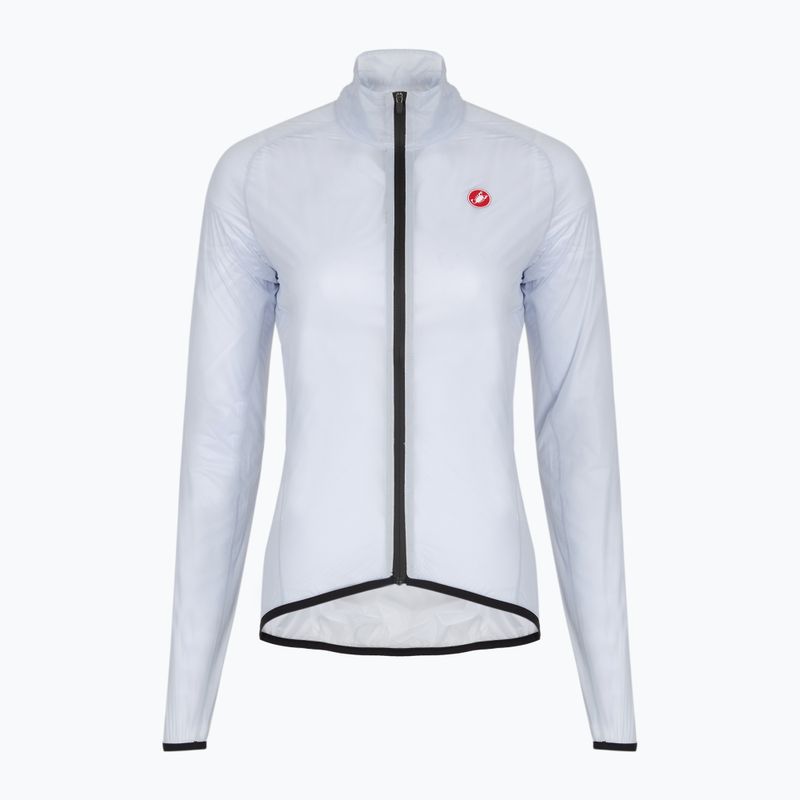 Dámska cyklistická bunda Castelli Squall Shell W silver gray/black