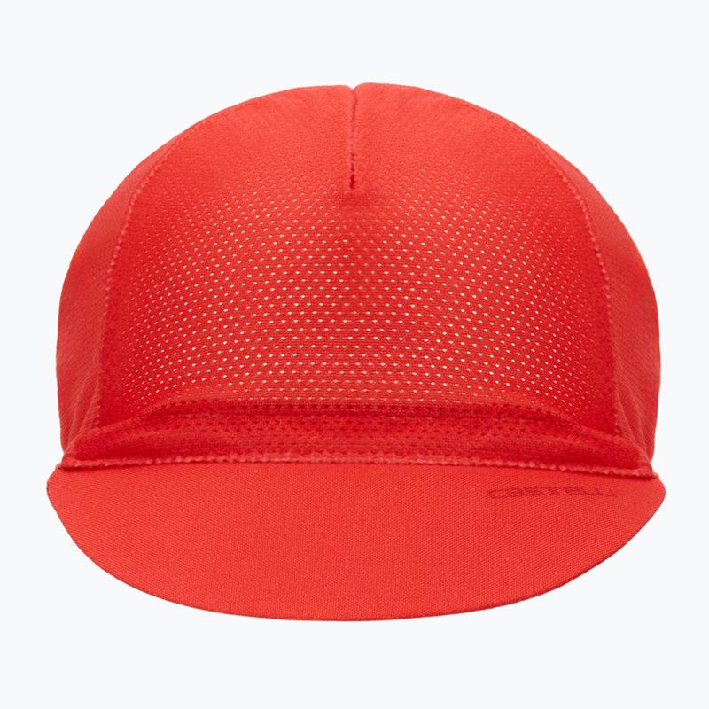 Cyklistická čiapka Castelli Espresso 2 Rich Red 3