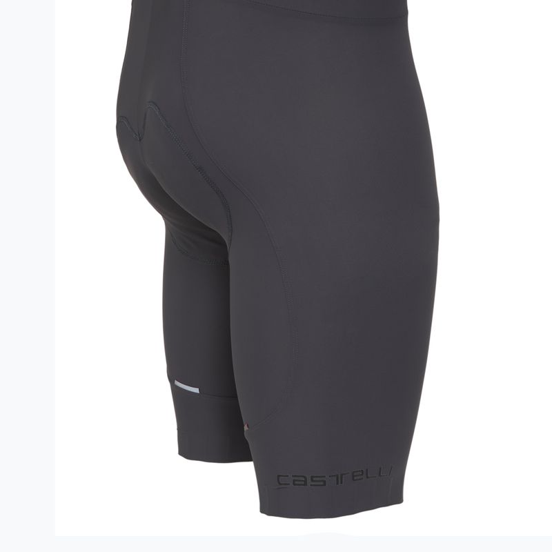 Pánske cyklistické šortky Castelli Espresso smoky gray 4