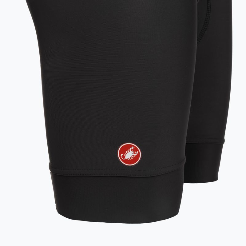 Dámske cyklistické šortky Castelli Prima 2 DT W dark grey/pool blue 3