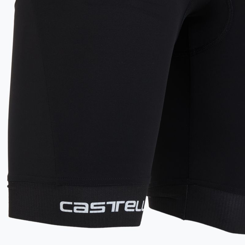Pánske cyklistické šortky Castelli Tri black 3