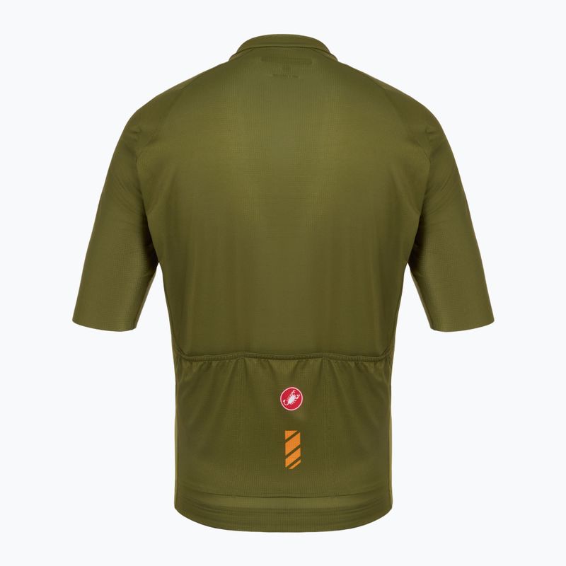 Pánsky cyklistický dres Castelli Unlimited Entrata 3 sage 2