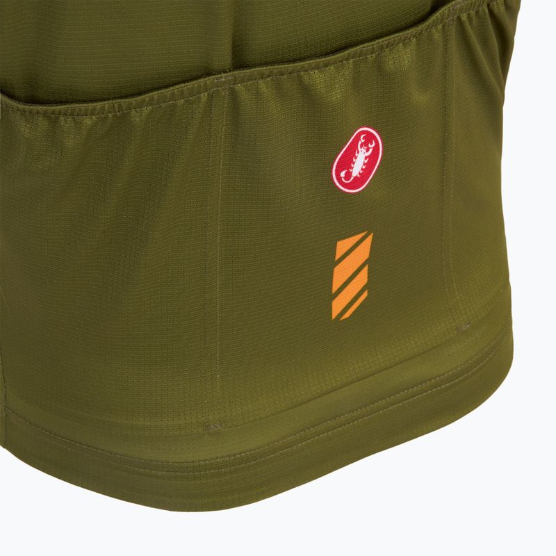 Pánsky cyklistický dres Castelli Unlimited Entrata 3 sage 3