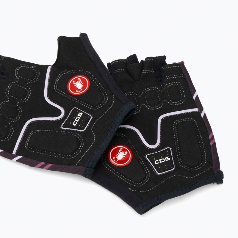Dámske cyklistické rukavice Castelli Dolcissima 2 Dark night shade/deep purple/purple mist 6