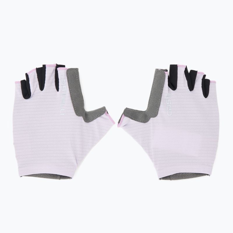 Dámske cyklistické rukavice Castelli Espresso purple mist 2