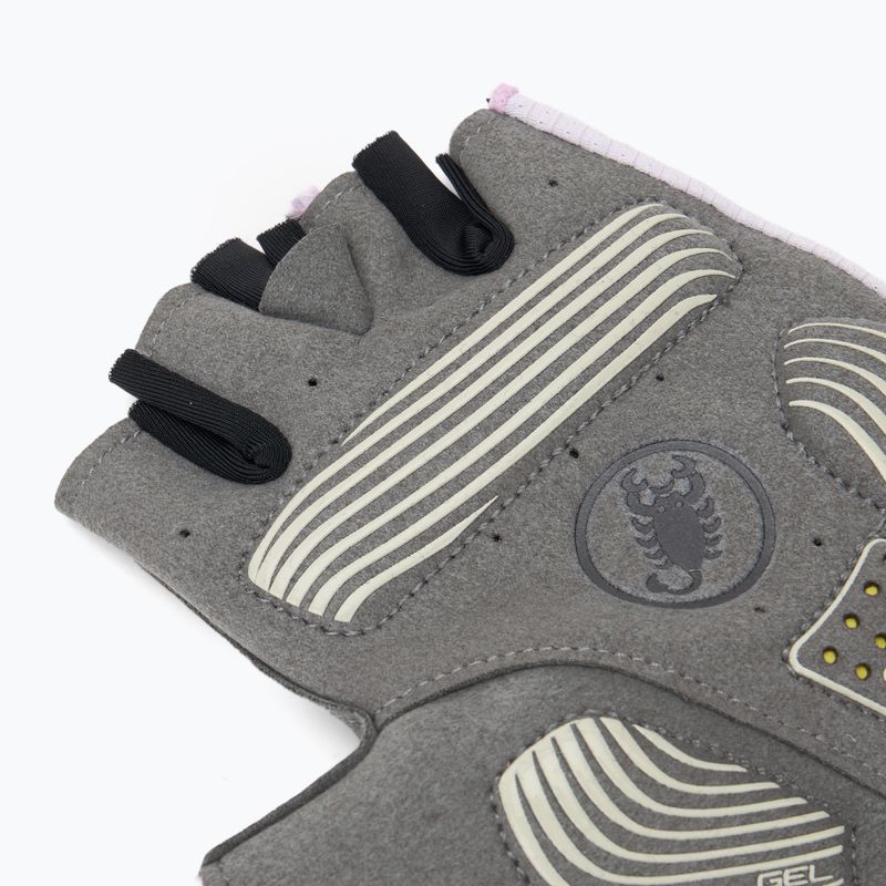 Dámske cyklistické rukavice Castelli Espresso purple mist 5