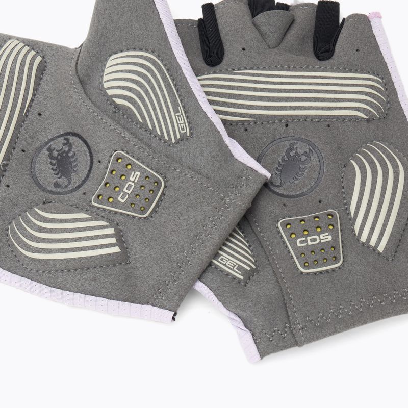 Dámske cyklistické rukavice Castelli Espresso purple mist 7