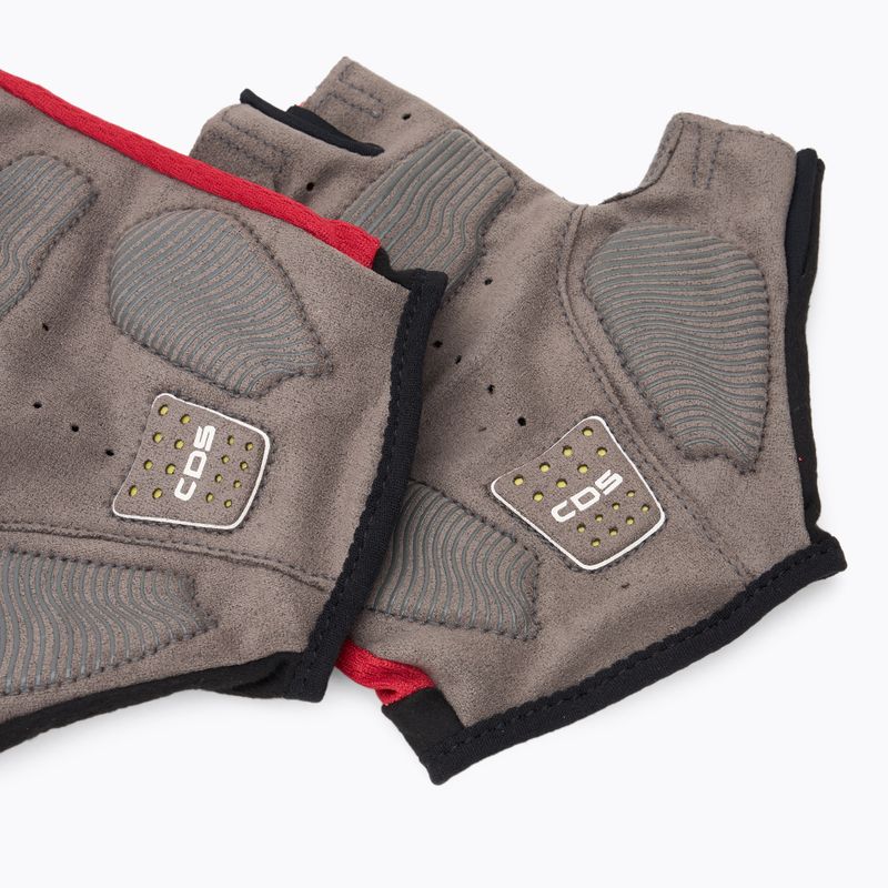 Pánske cyklistické rukavice Castelli Entrata V rich red 7