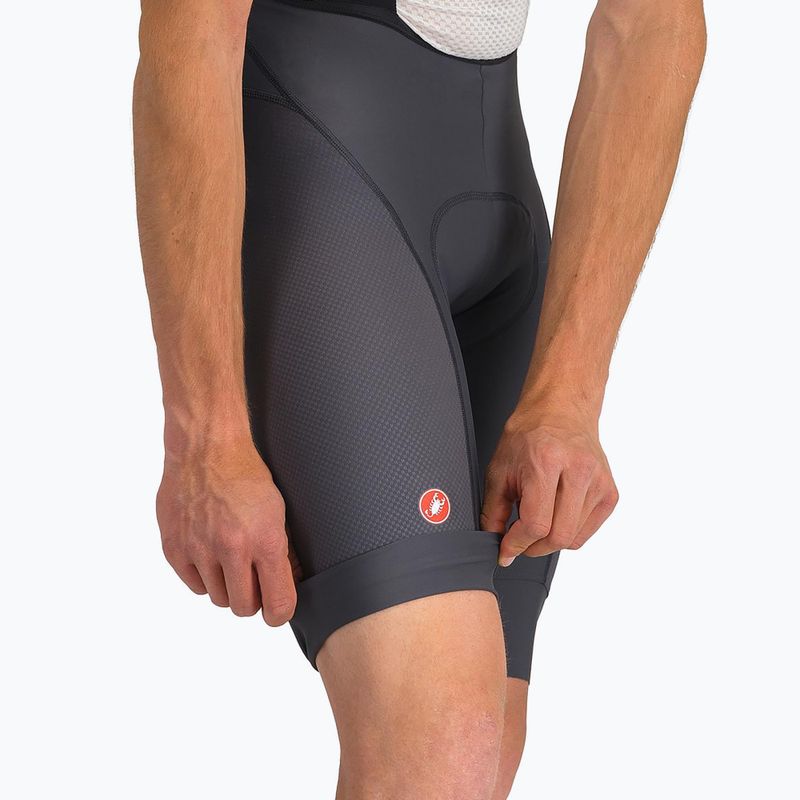Pánske cyklistické šortky Castelli Competizione 2 tmavosivé 4