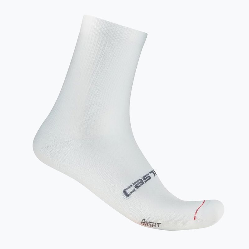 Pánske ponožky Castelli Espresso 12 white