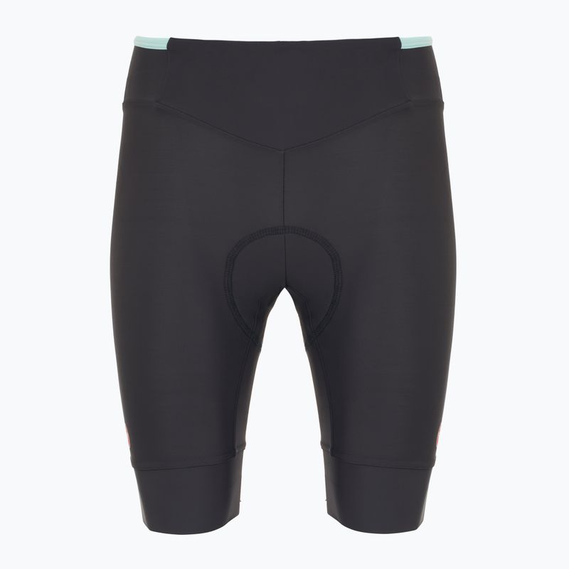 Dámske cyklistické šortky Castelli Prima 2 dark grey/pool blue