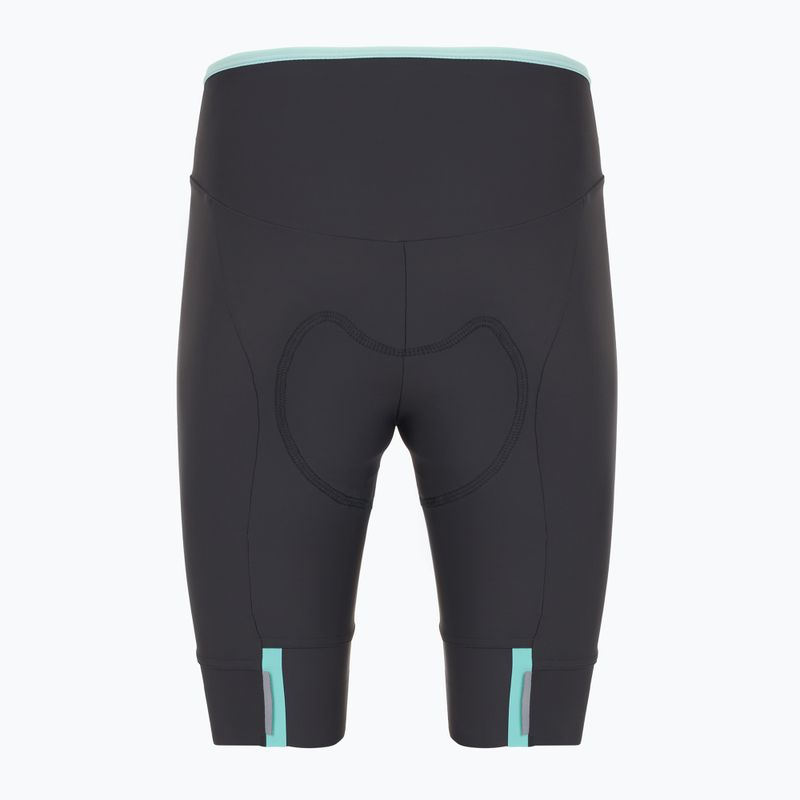 Dámske cyklistické šortky Castelli Prima 2 dark grey/pool blue 2