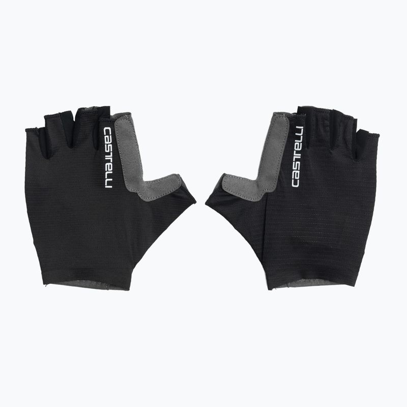 Dámske cyklistické rukavice Castelli Espresso light black 2
