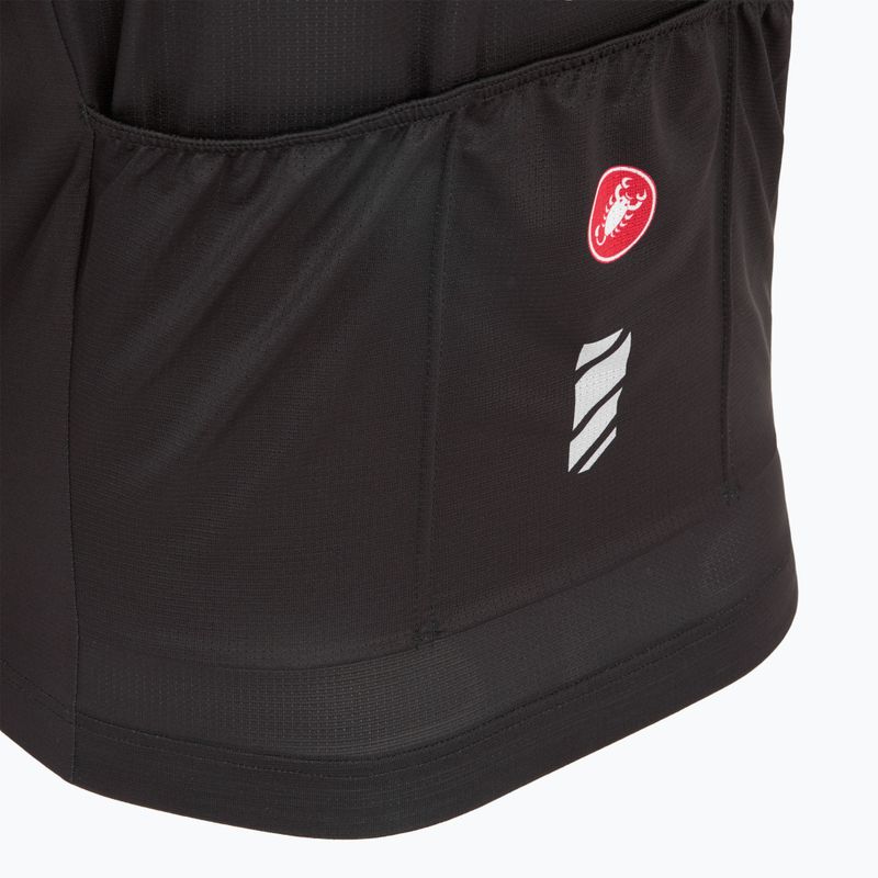 Pánsky cyklistický dres Castelli Unlimited Entrata 3 light black 5