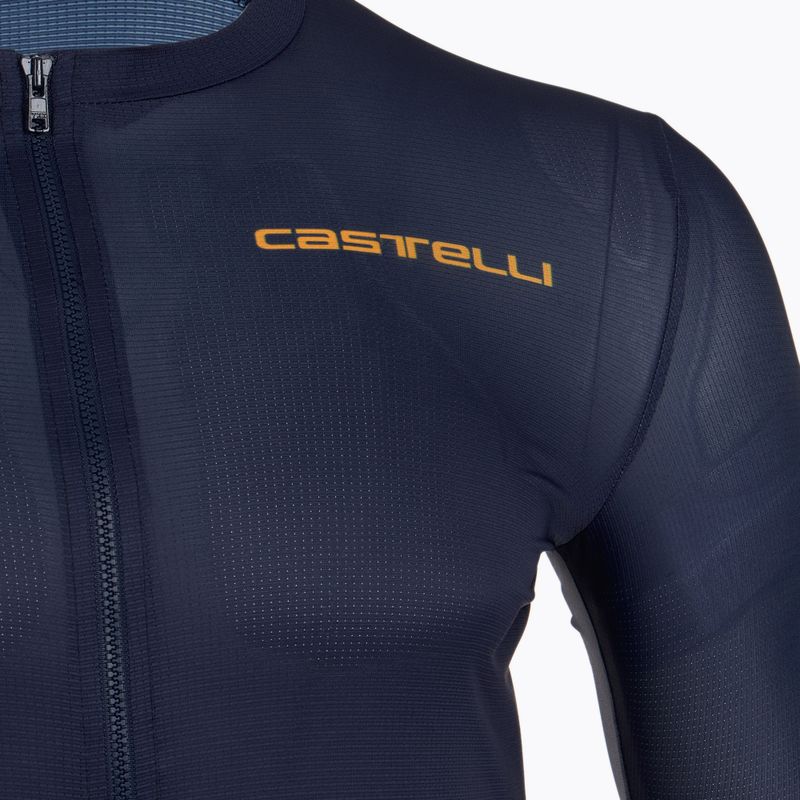 Pánsky cyklistický dres Castelli Unlimited Entrata 3 belgian blue 3