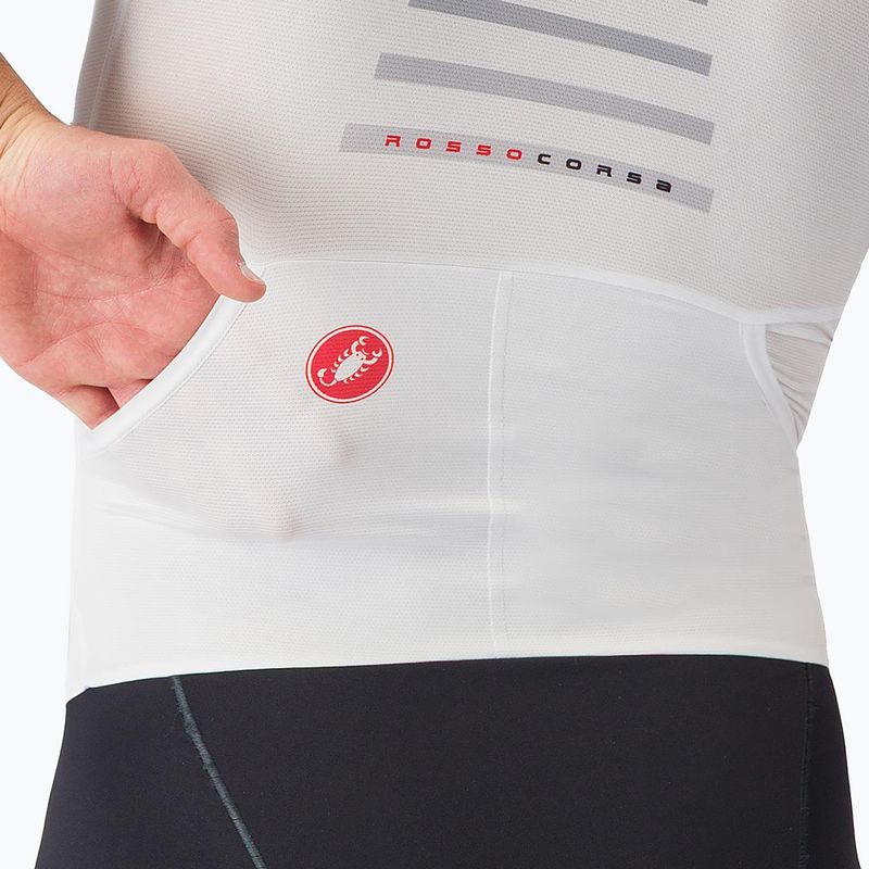 Pánska cyklistická kombinéza Castelli Free Sanremo 3 white/black 4