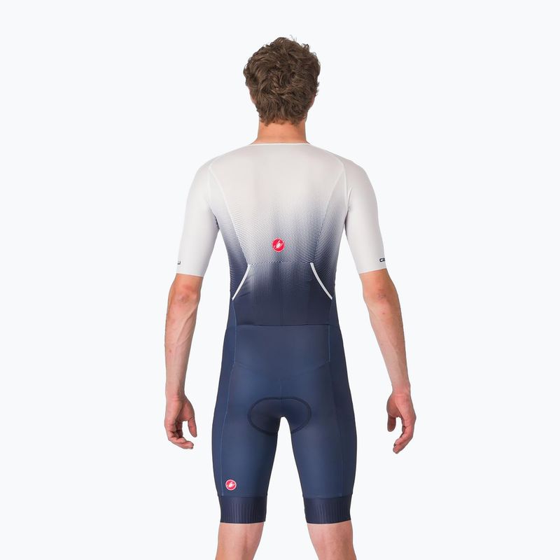 Pánsky cyklistický oblek Castelli Core Tri belgian blue/white 3