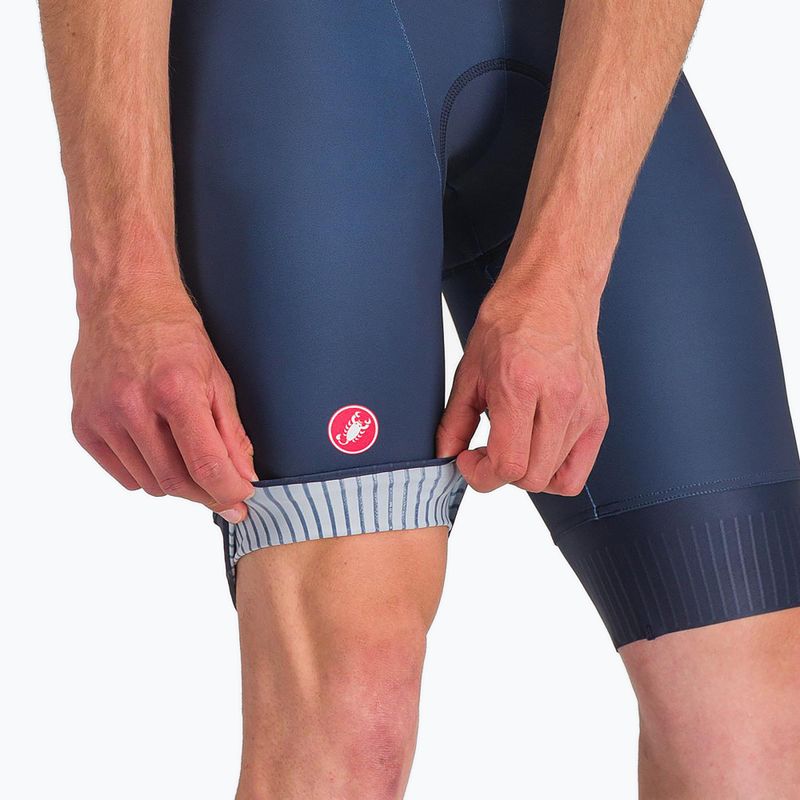 Pánsky cyklistický oblek Castelli Core Tri belgian blue/white 6