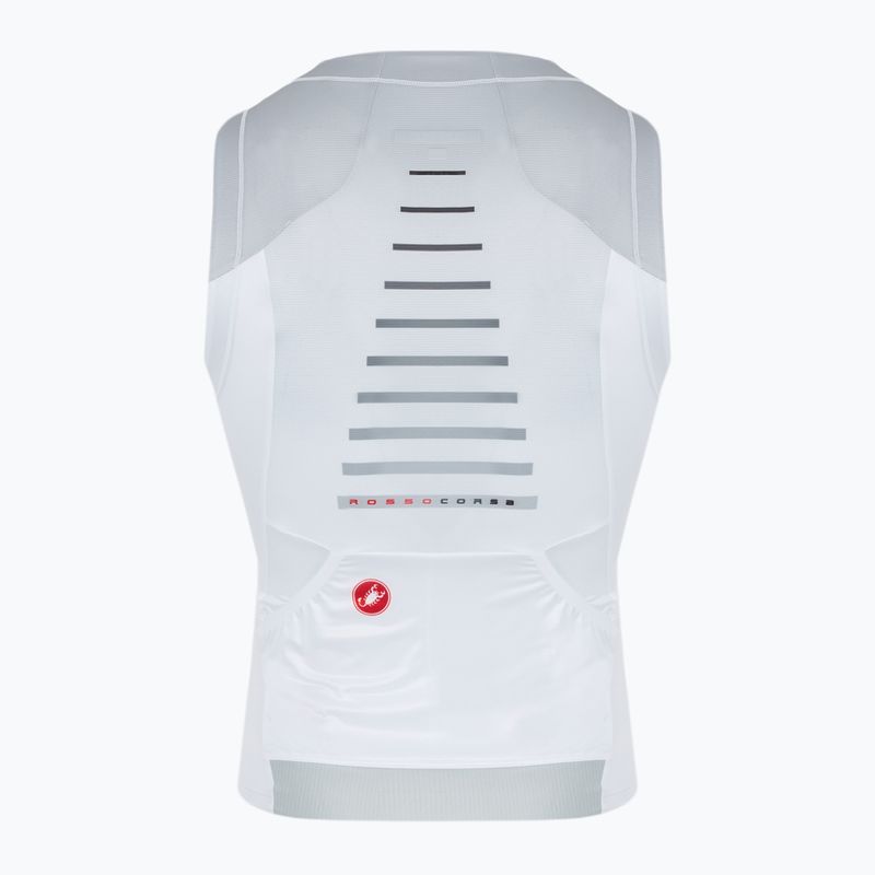 Pánsky cyklistický dres Castelli Free Speed 3 white/silver gray 2
