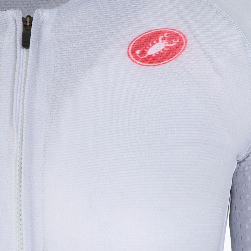 Dámska cyklistická kombinéza Castelli Free Sanremo 3 SS in white/black 3