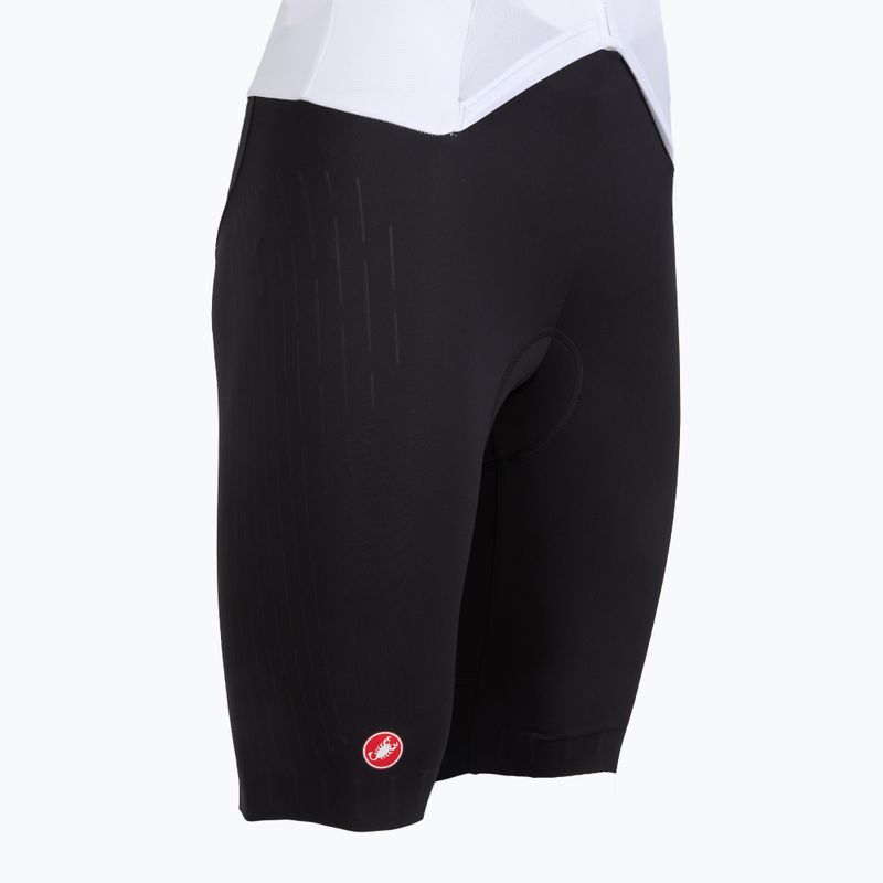 Dámska cyklistická kombinéza Castelli Free Sanremo 3 SS in white/black 5