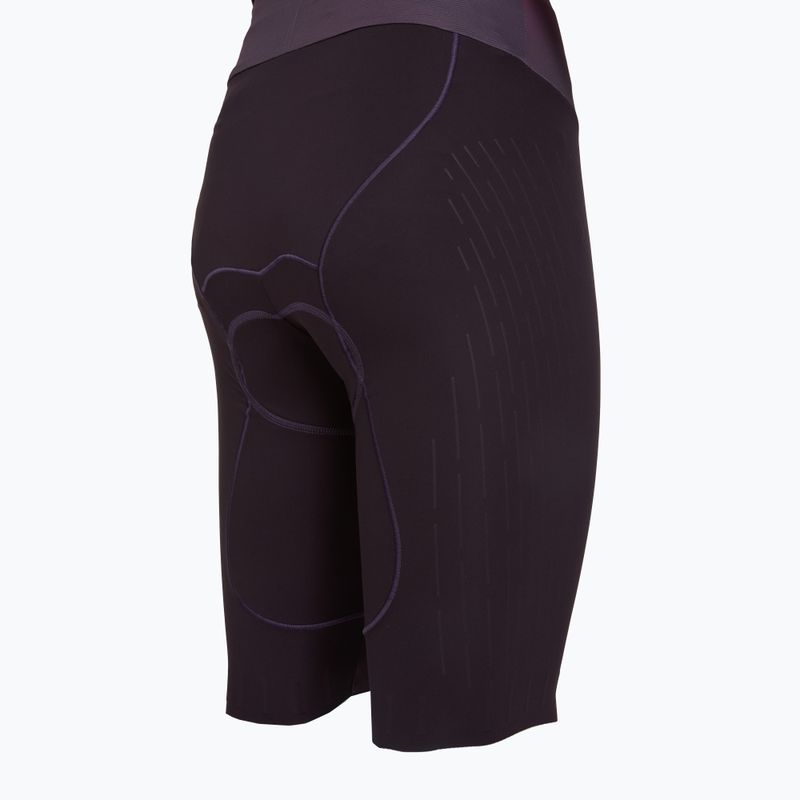 Dámska cyklistická kombinéza Castelli Free Sanremo 3 SS In dark night shade/vivid orange-bright rose 5