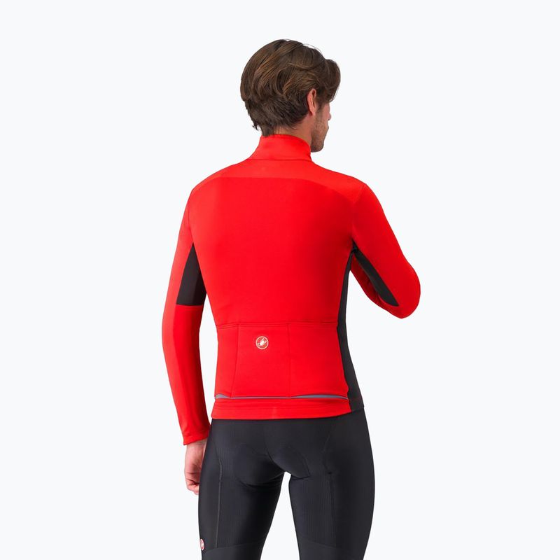 Pánska cyklistická bunda Castelli Entrata 2 red/black 2