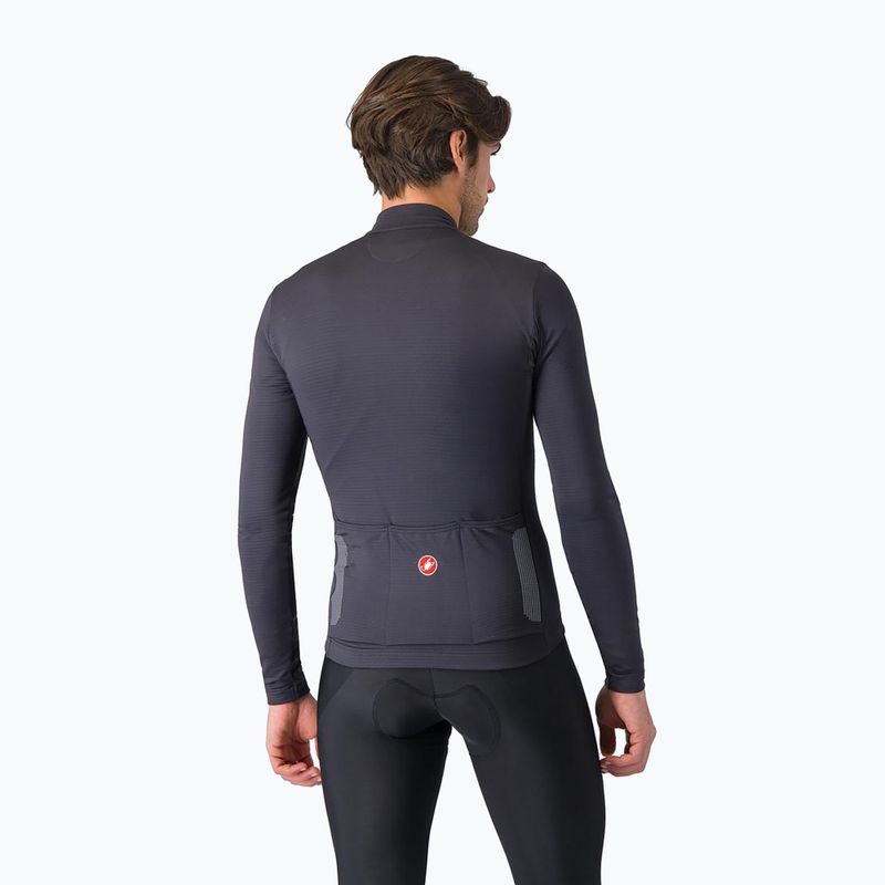 Pánske cyklistické tričko longsleeve Castelli Puro 4 dark gray 2
