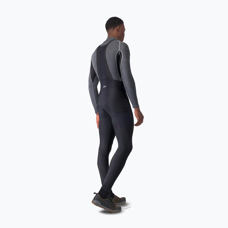 Pánske cyklistické nohavice Castelli Unlimited Bibtight black 2