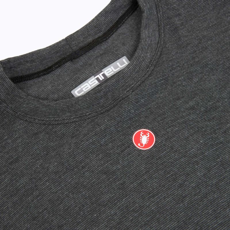 Dámsky cyklistický dres longsleeve Castelli Medio Base Layer W melange gray 3