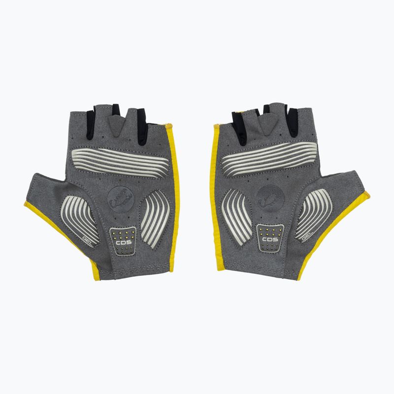 Pánske cyklistické rukavice Castelli Espresso mango mojito 2