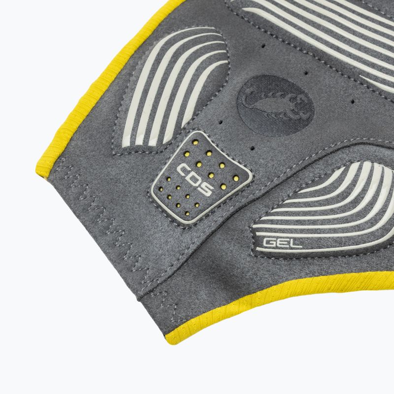 Pánske cyklistické rukavice Castelli Espresso mango mojito 4