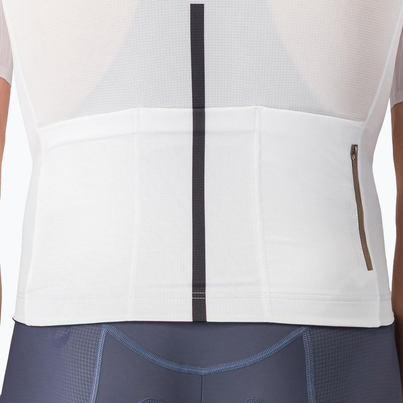 Pánsky cyklistický dres Castelli Drittone Logo white/black 5