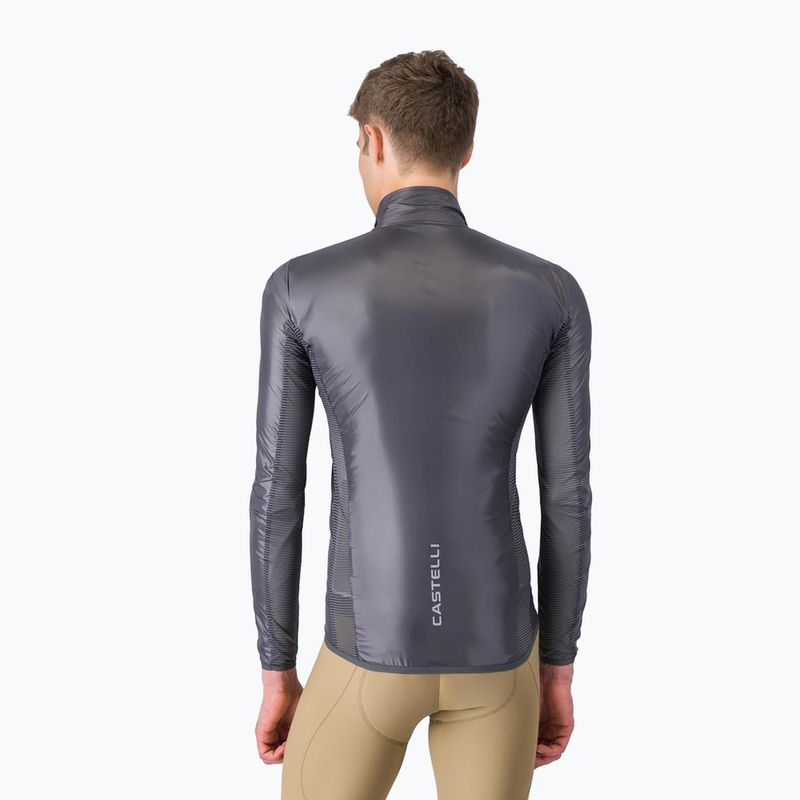 Pánska cyklistická bunda Castelli Aria Shell 2 dark gray 2