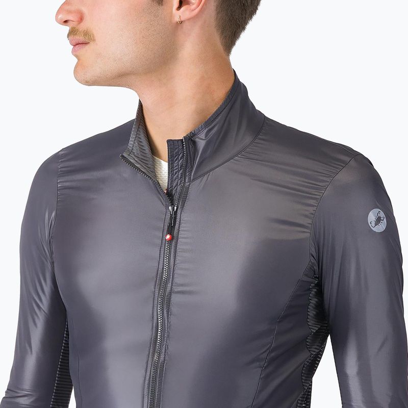 Pánska cyklistická bunda Castelli Aria Shell 2 dark gray 3