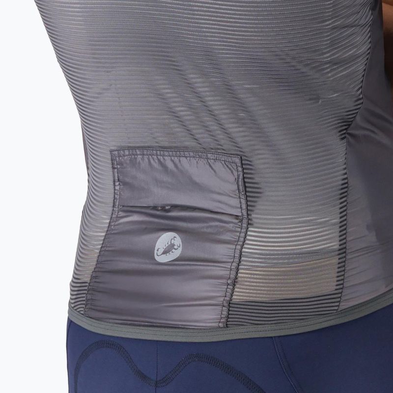 Pánska cyklistická vesta Castelli Aria Shell 2 dark gray 5