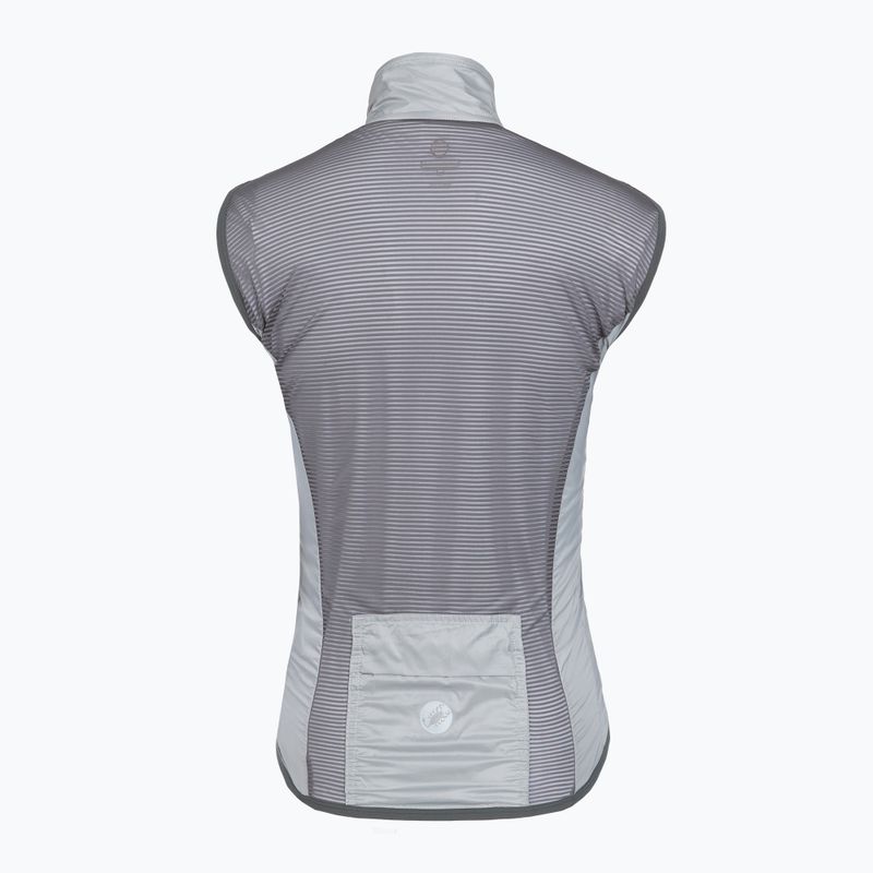 Dámska cyklistická vesta Castelli Aria Shell 2 silver gray 2