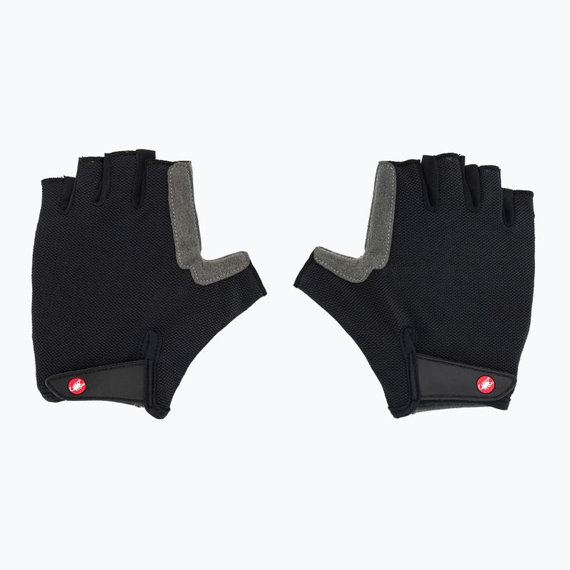 Dámske cyklistické rukavice Castelli Competizione W black 2