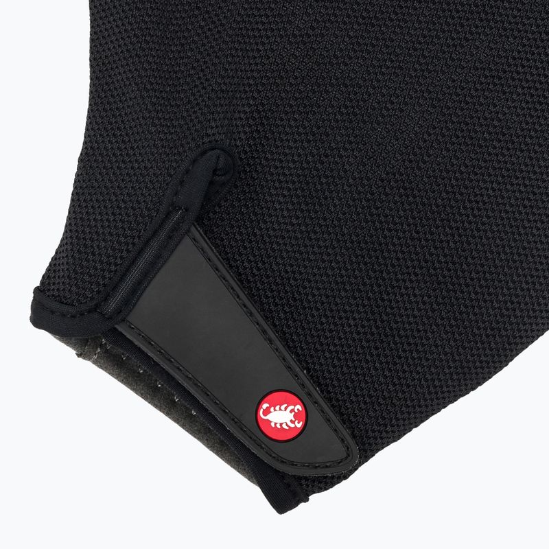 Dámske cyklistické rukavice Castelli Competizione W black 4