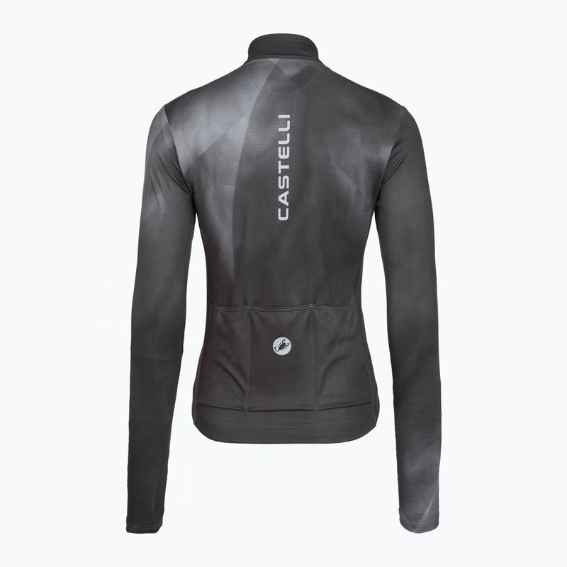 Dámsky cyklistický dres longsleeve Castelli Prismatic Thermal Jersey smoky gray 2