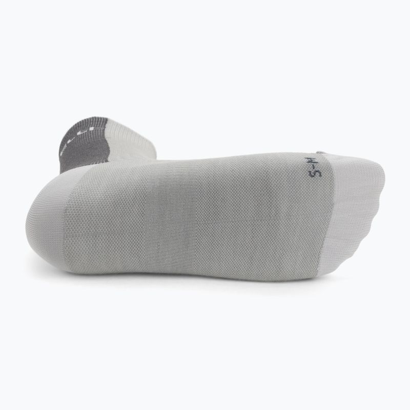 Pánske ponožky Castelli Castelli Logo 18 Merino Sock silver gray/dark gray 4