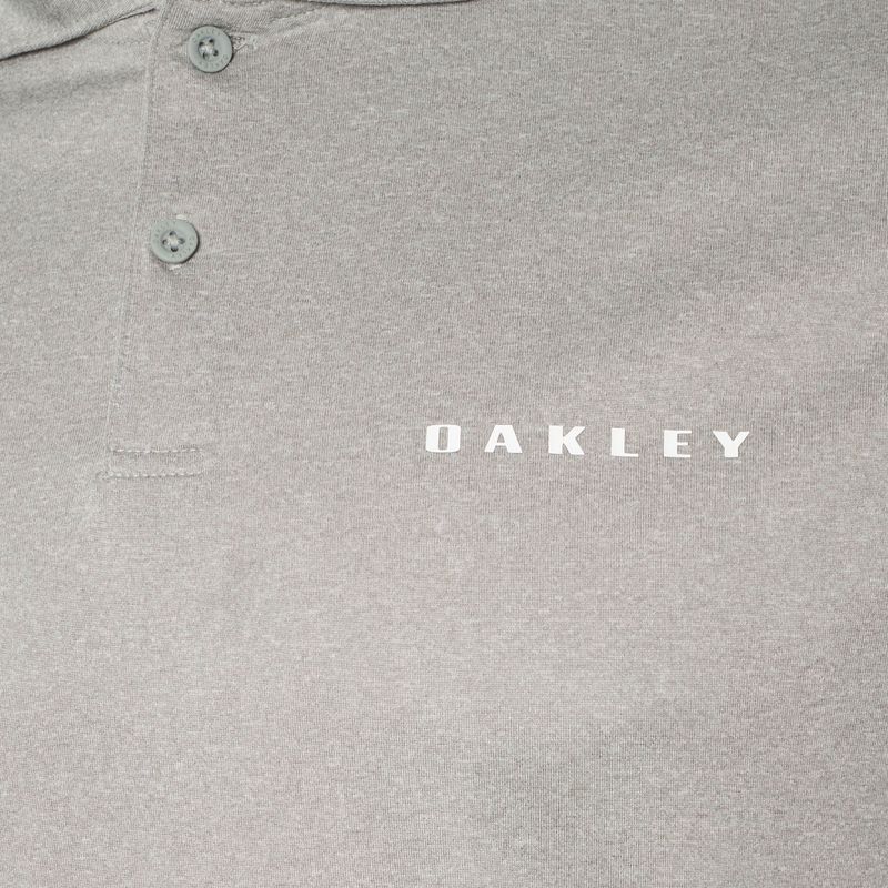 Pánska polokošeľa Oakley B1B stone gray heather 3
