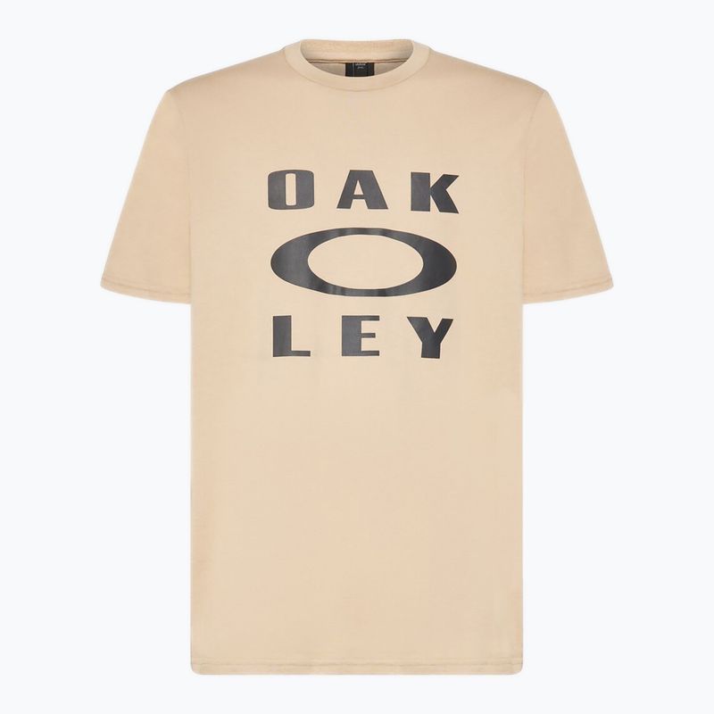 Pánske tričko Oakley Bark Ellipse Tee humus