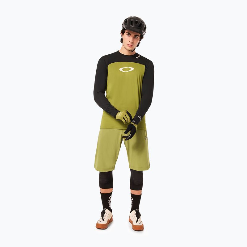 Pánske cyklistické tričko s dlhým rukávom Oakley Free Ride RC fern 2
