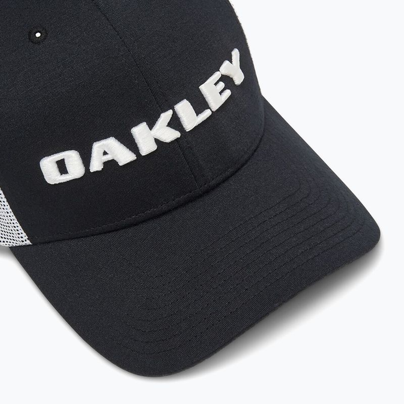 Pánska baseballová čiapka Oakley Heather New Era Bark Logo blackout 3