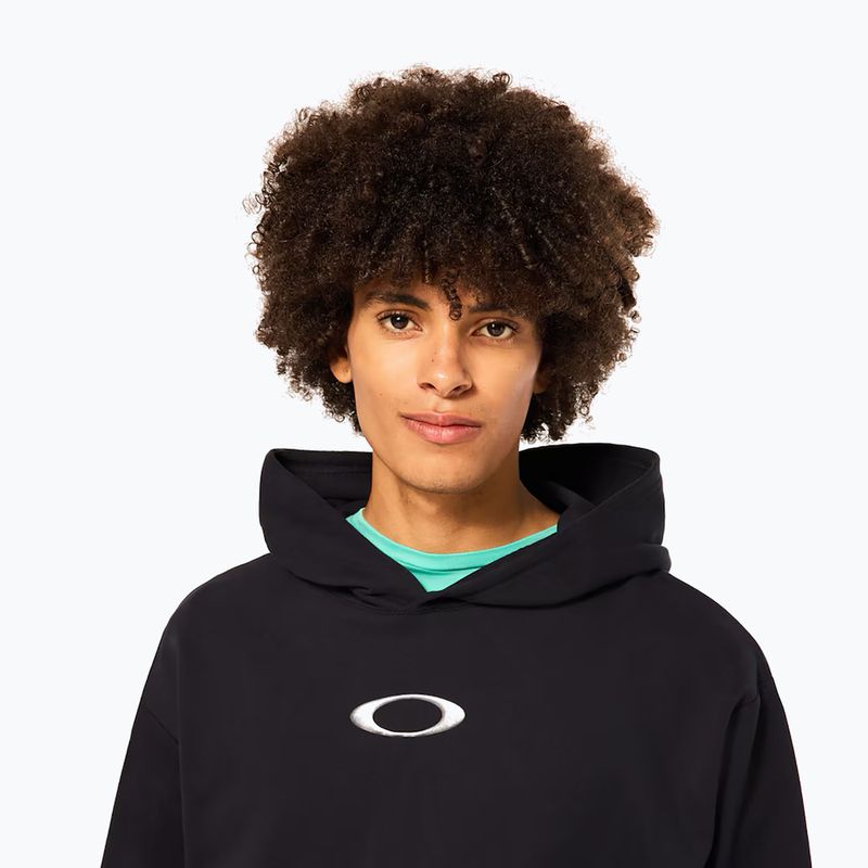 Pánska mikina Oakley New Ellipse Zip Hoodie blackout 5