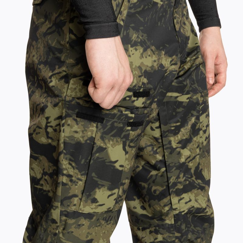 Pánske lyžiarske nohavice Oakley Divisional Cargo Shell tiger camo green 5
