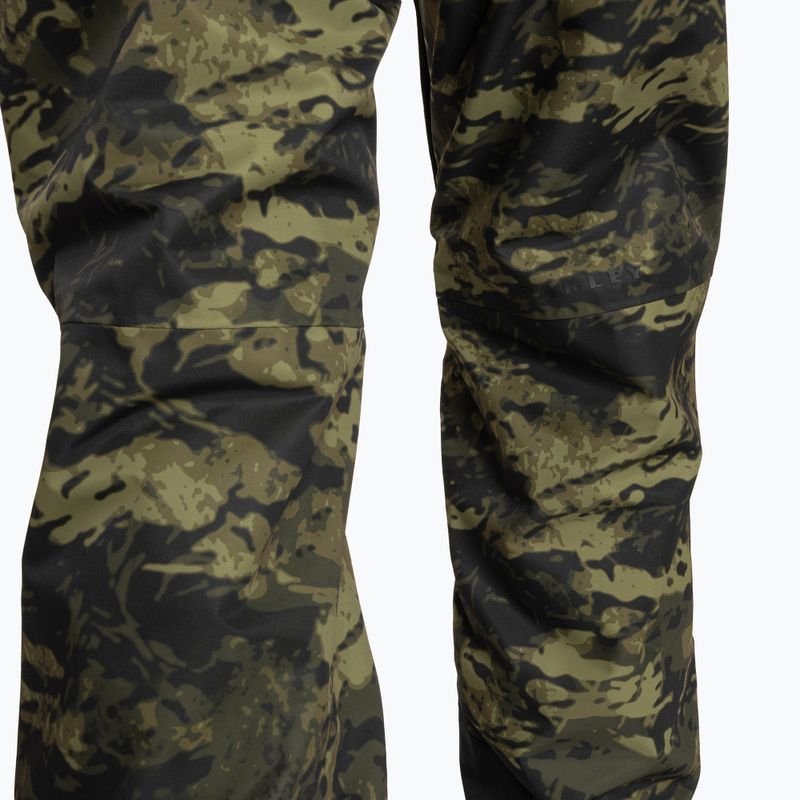 Pánske lyžiarske nohavice Oakley Divisional Cargo Shell tiger camo green 8