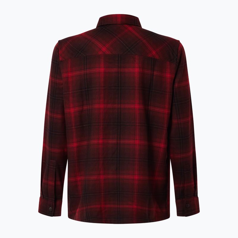 Pánska košeľa Oakley Butter Flannel Shirt black/grenache check 6