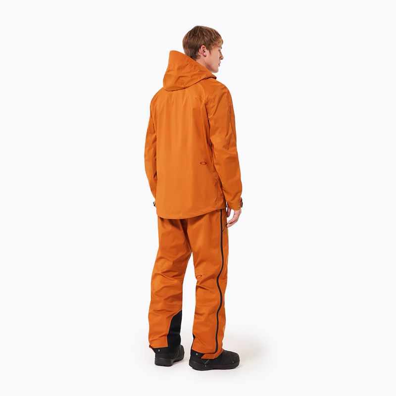 Pánska lyžiarska bunda Oakley Tc Outpost Rc Shell Jacket ginger 3